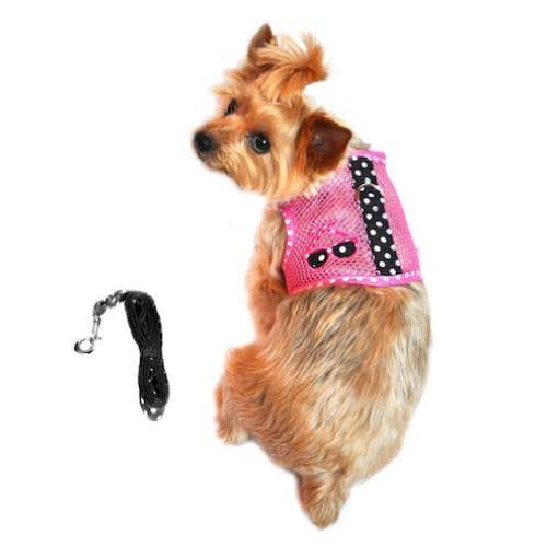 - Sunglasses Pink and Black Dog Harness & Matching Leash dog harnesses harnesses for small dogs