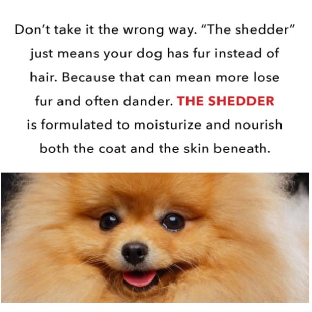 The Shedder Dog Shampoo - 16 oz