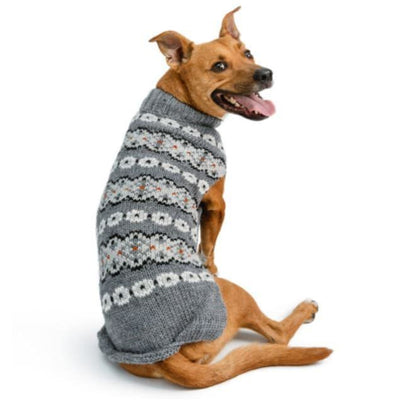 Alpaca Silver Fairisle Dog Sweater Dog Apparel clothes for small dogs, cute dog apparel, cute dog clothes, dog apparel, dog hoodies