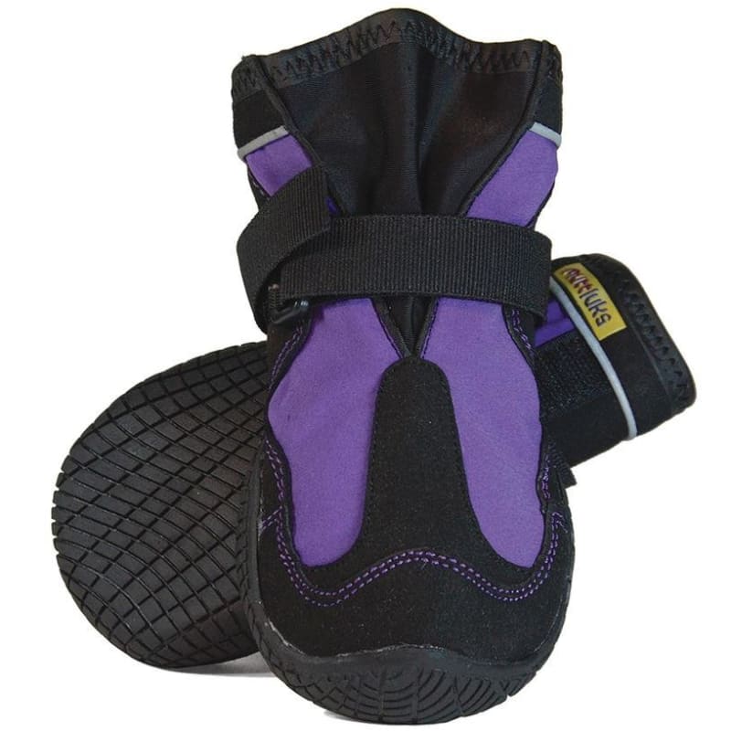 Purlple Snow Mushers Dog Boots - For Small to Large Dogs