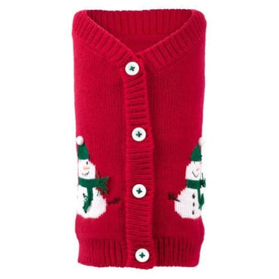 - Snowman Dog Cardigan clothes for small dogs cute dog apparel cute dog clothes dog apparel dog hoodies
