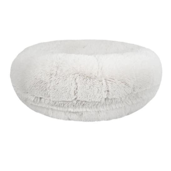 Snow White Shag Bagel Bed BAGEL BEDS, bagel beds for dogs, BEDS, cute dog beds, donut beds for dogs