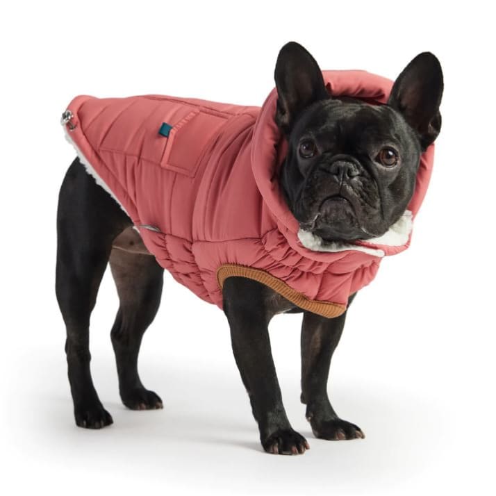 Pink Elasto-Fit Super Puff Dog Parka Dog Apparel NEW ARRIVAL