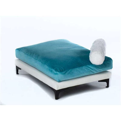 - Orthopedic Aqua Velvet Soho Milo Dog Bed