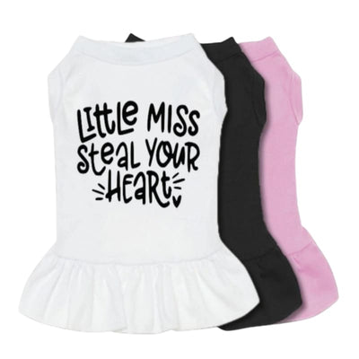 Little Miss Steal Your Heart Dog Dress Dog Apparel MADE TO ORDER, NEW ARRIVAL