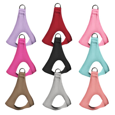 Solid Ultrasuede Step-In Harness Pet Collars & Harnesses MORE COLOR OPTIONS