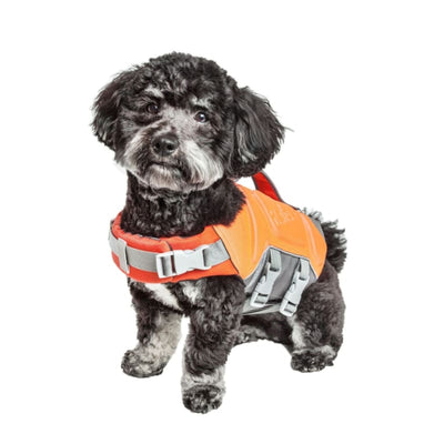 - Helios Tidal Guard Dog Life Jacket in Sunrise Orange PET LIFE