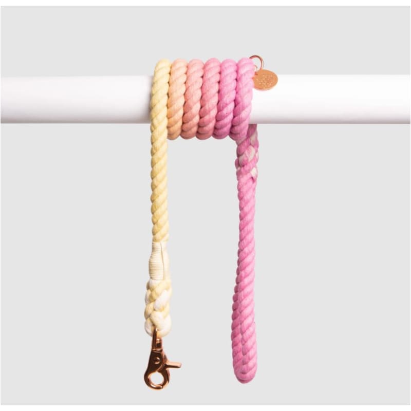 Natural & Sustainable Rope Dog Leash - Sunset NEW ARRIVAL