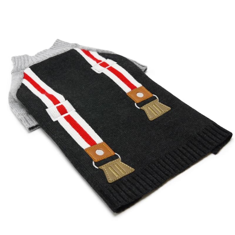 - The Suspender Dog Sweater