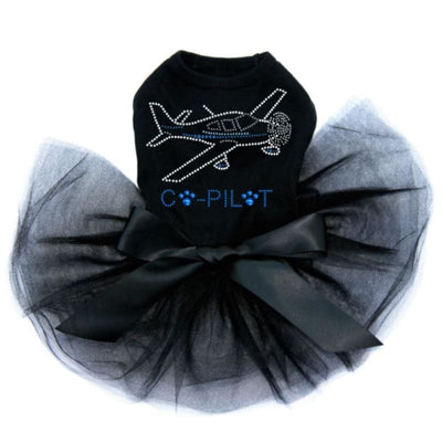 Co-Pilot Airplane Dog Tutu clothes for small dogs, cute dog apparel, cute dog clothes, cute dog dresses, dog apparel