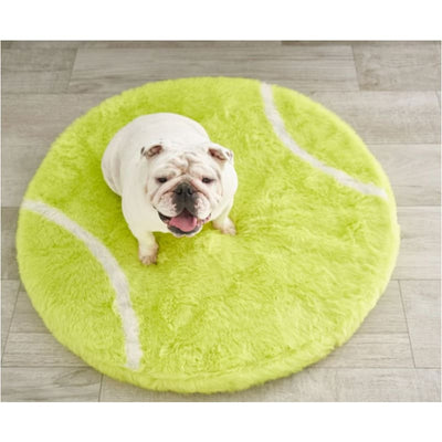 PupRug™ Faux Fur Orthopedic Tennis Ball Dog Bed NEW ARRIVAL