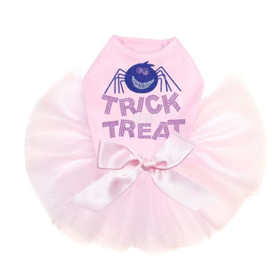 Trick or Treat Blue Glitter Spider Dog Tutu clothes for small dogs, cute dog apparel, cute dog clothes, cute dog dresses, dog apparel