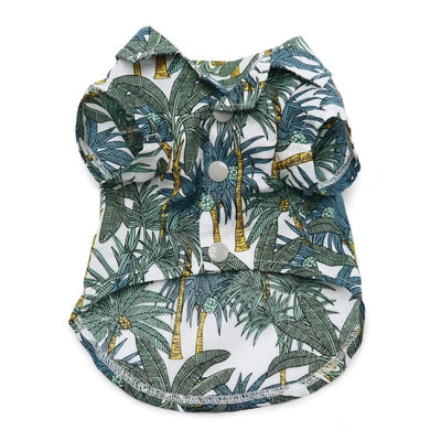 - Tropical Palm Dog Shirt NEW ARRIVAL