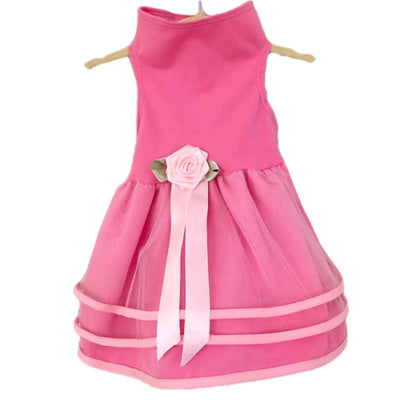 - Pink Tulle Dog Dress New Arrival