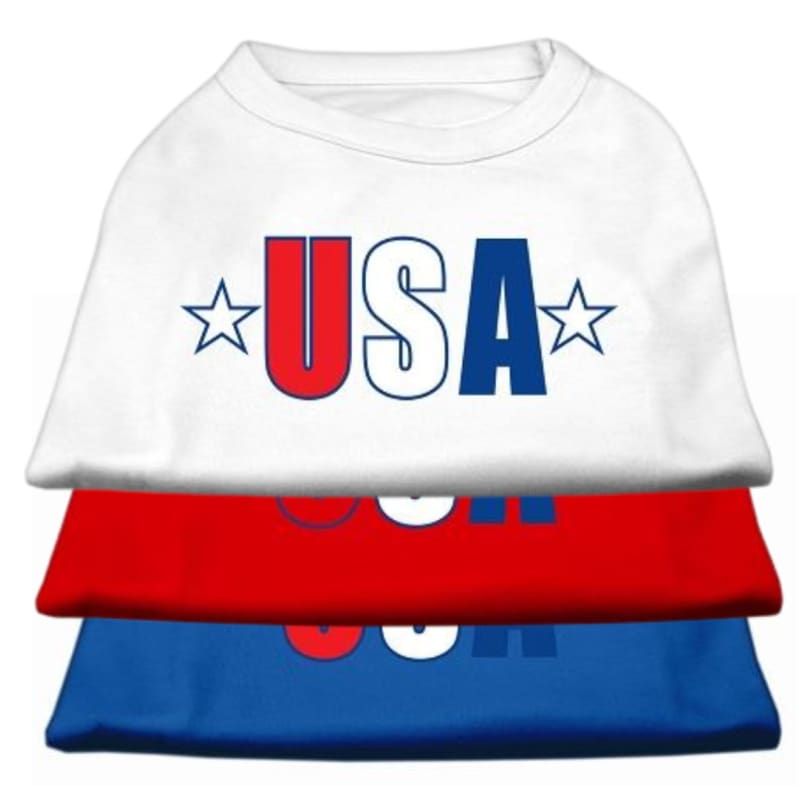 USA Dog T-Shirt 4th of july, MIRAGE T-SHIRT, MORE COLOR OPTIONS, patriotic