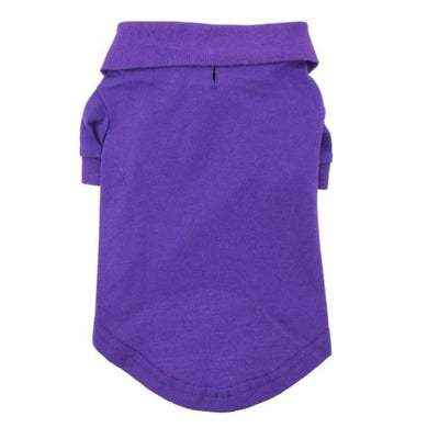 Ultra Violet 100% Cotton Preppy Pup Polo clothes for small dogs, cute dog apparel, cute dog clothes, dog apparel, dog sweaters