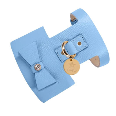 Genuine Italian Leather Dog Harness in Ocean Vibes Pet Collars & Harnesses NEW ARRIVAL