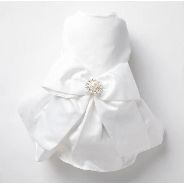 Windsor White Satin Bridal Dog Gown