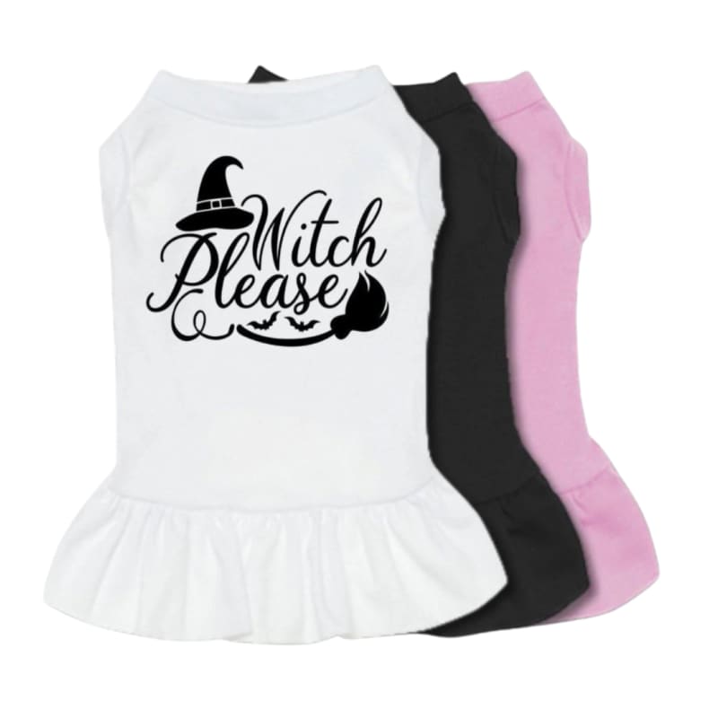 Witch Please Dog Dress Dog Apparel MADE TO ORDER