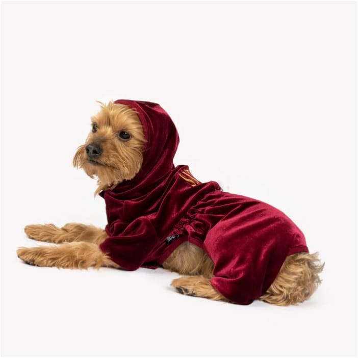 Coco Velour Snug Life Dog Pj’s Wine Dog Apparel NEW ARRIVAL