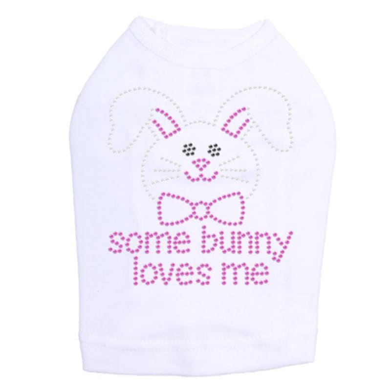 Some Bunny Loves Me Dog Tank Top clothes for small dogs, cute dog apparel, cute dog clothes, dog apparel, dog in the closet