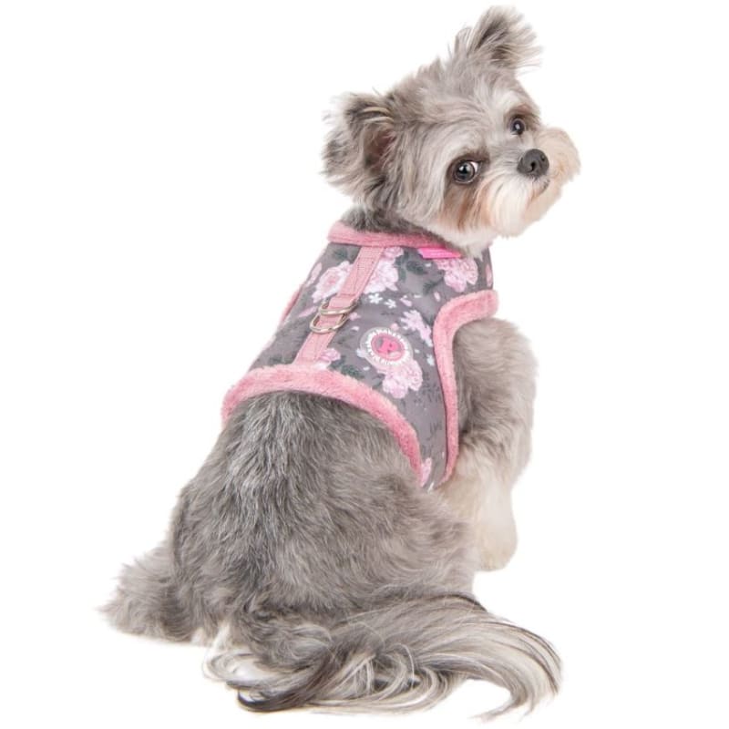 Gray and Pink Calla Wrap-n-Go Harness NEW ARRIVAL, PUPPIA