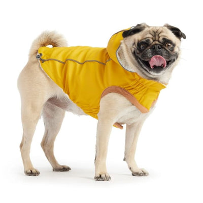 Yellow Elasto-Fit Insulated Raincoat Dog Apparel NEW ARRIVAL