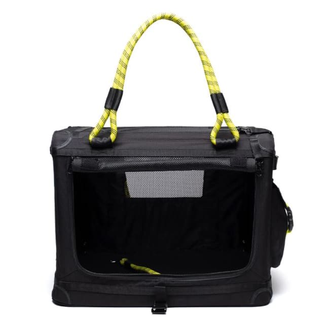 Away-We-Go Black/Yellow Pet Crate NEW ARRIVAL