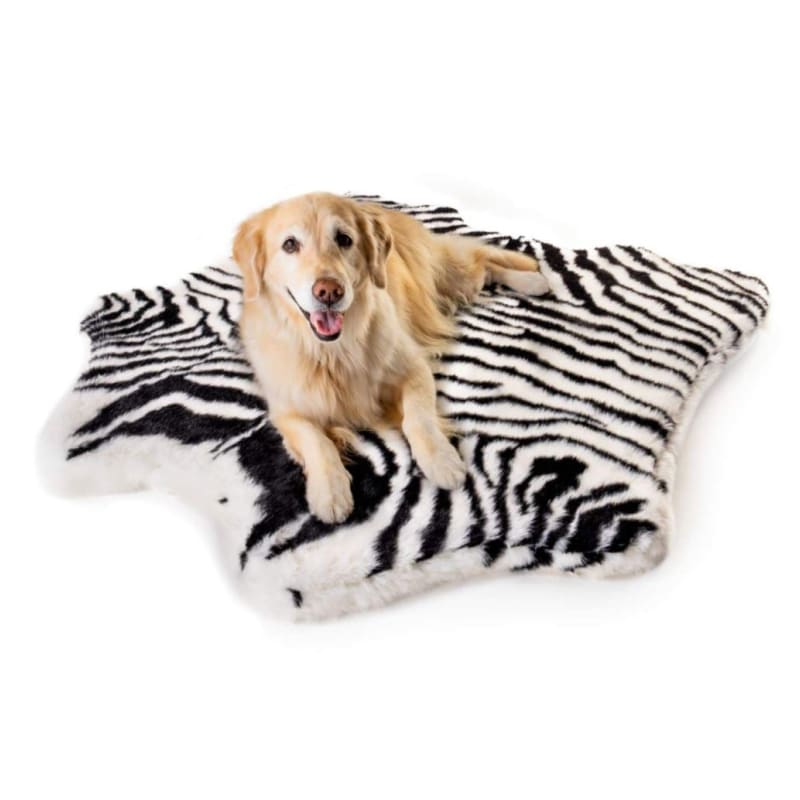 PupRug™ Faux Zebra Print Memory Foam Dog Bed NEW ARRIVAL