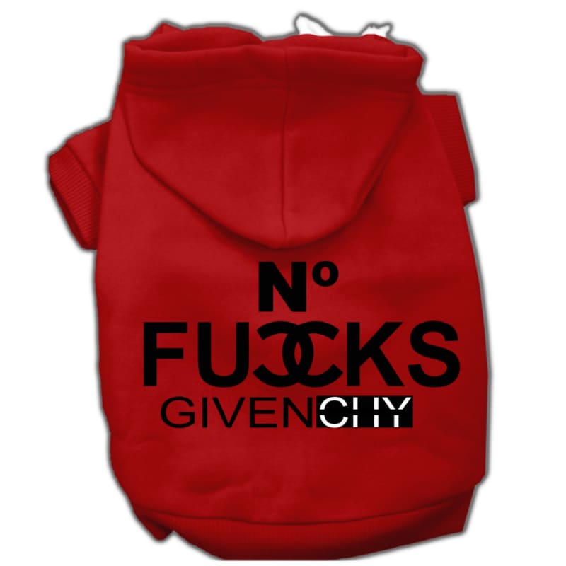 No F’s Given Dog Hoodie MADE TO ORDER, MORE COLOR OPTIONS, NEW ARRIVAL